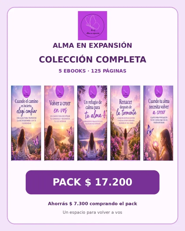 Colección Alma en Expansión | Pack de 5 ebooks PDF.