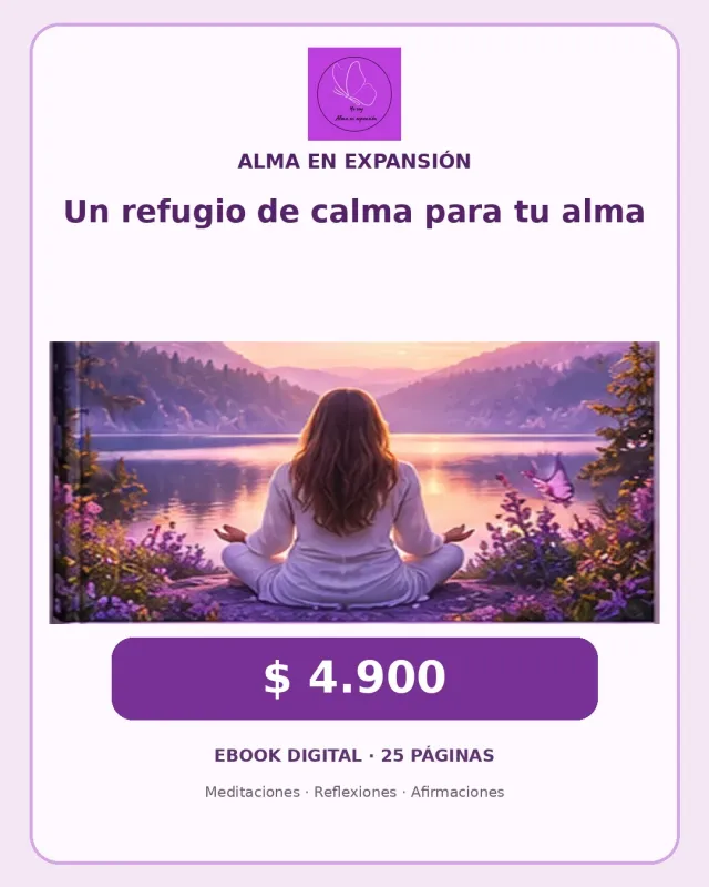Un refugio de calma para tu Alma.