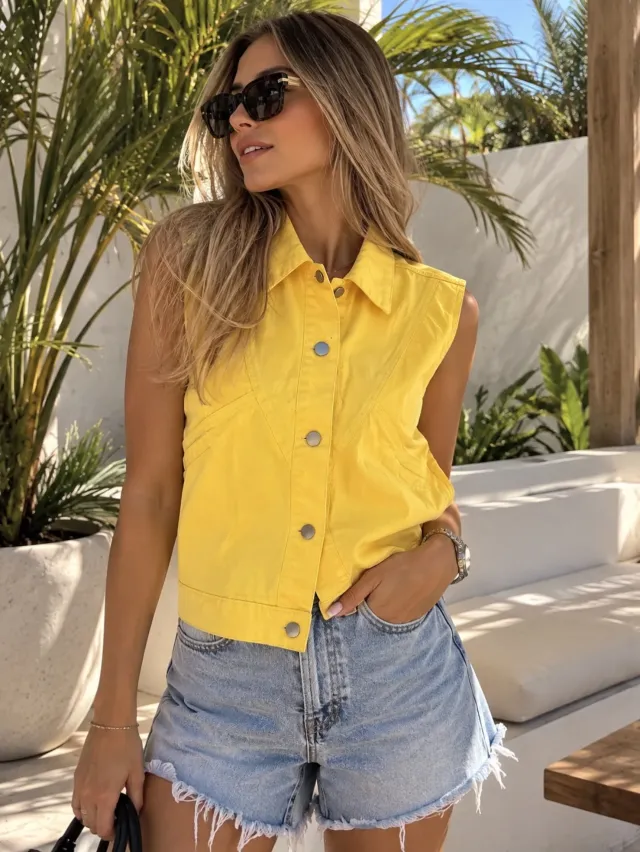 Chaleco jeans