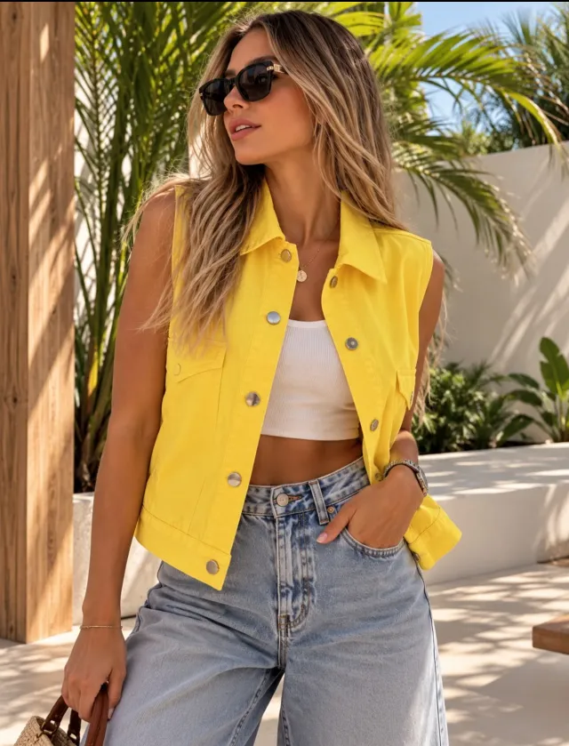 Chaleco jeans 2