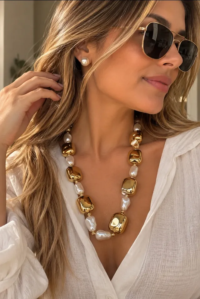 Collar perla