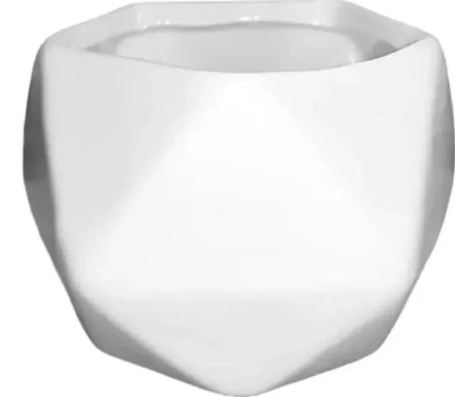 Maceta cerámica exagonal 10cm
