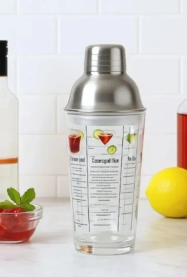 Coctelera vidrio