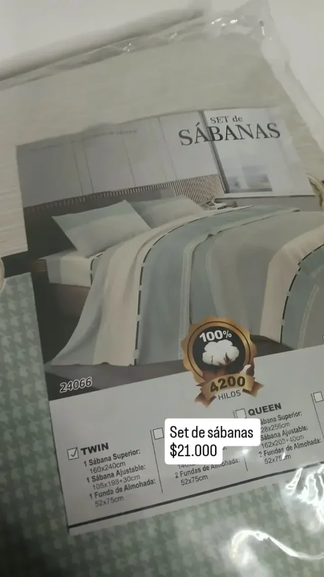 Sábanas una plaza