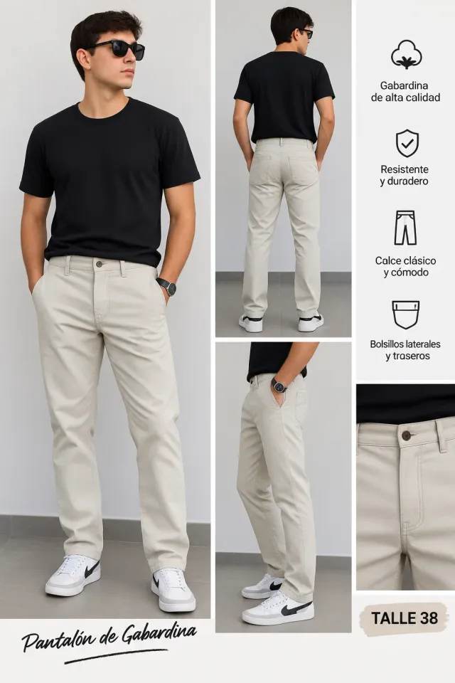 Pantalón elastizado T38