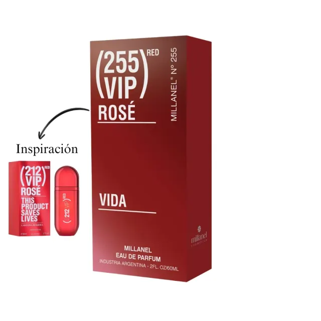 Alt 255 vip red inspiarado en 212 vip rose red de Carolina Herrera