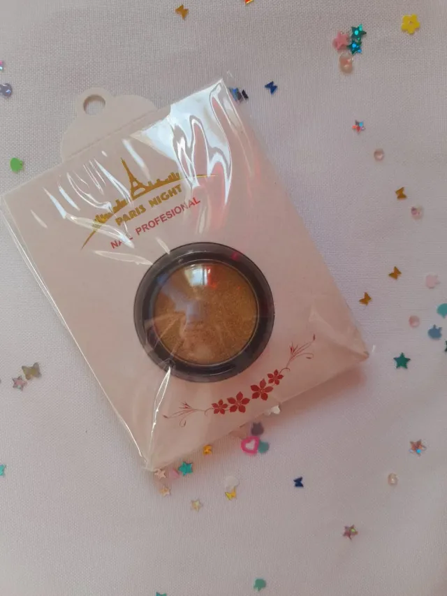 Polvo Holográfico Dorado