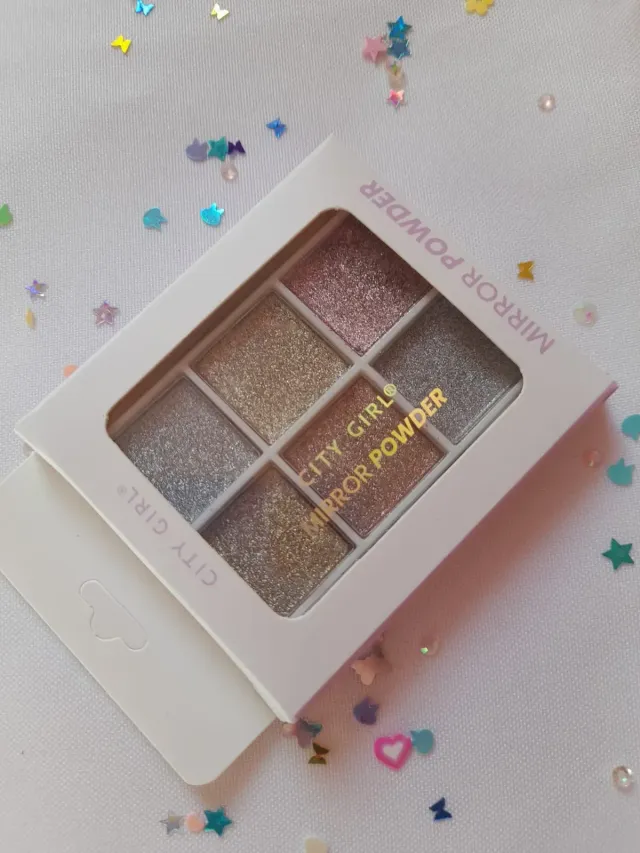 Paleta polvos para uñas