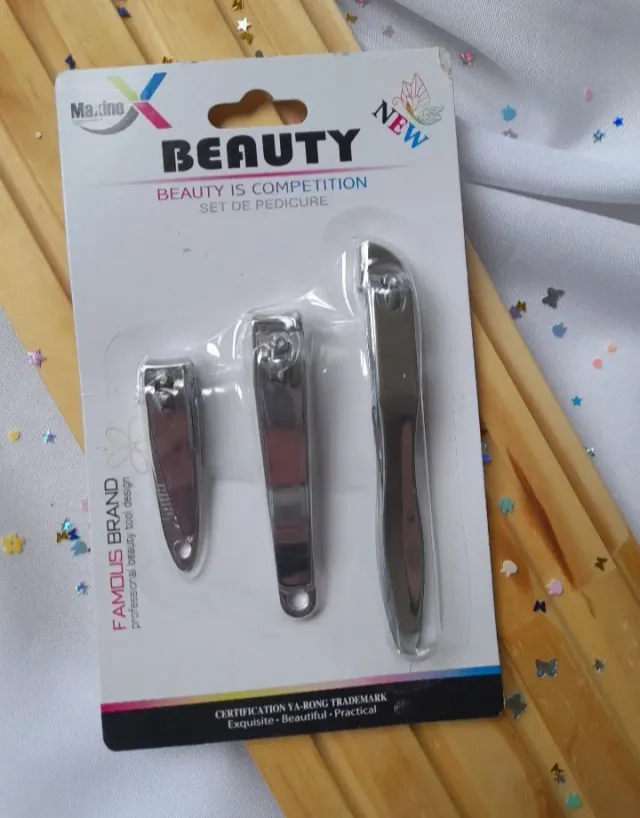 Kit alicates de uñas x3