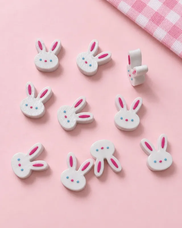 Charms conejitos x 10u
