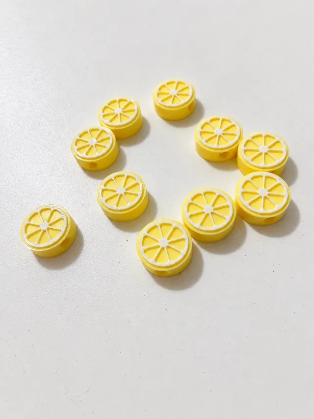 Charms limon/naranja x 10u