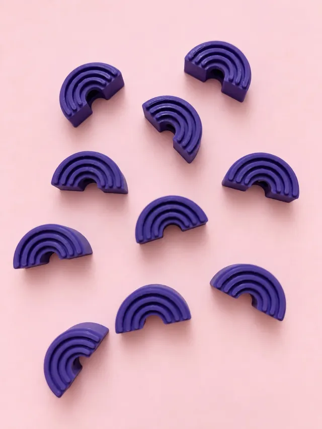 Charms arcoiris x 10u
