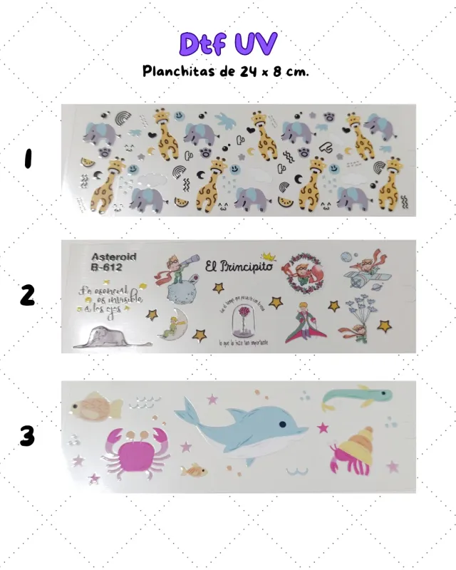 Planchitas DTF UV