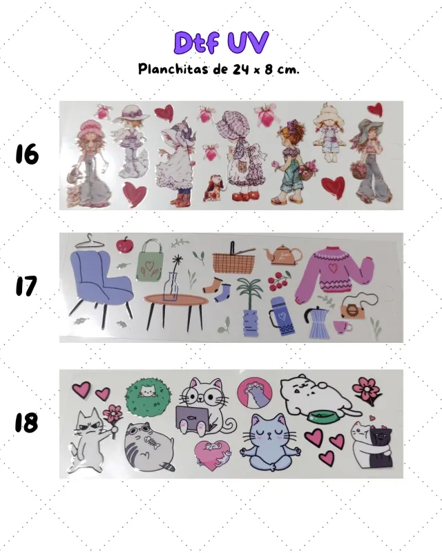 Planchitas DTF UV 6
