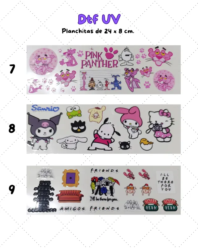 Planchitas DTF UV 3