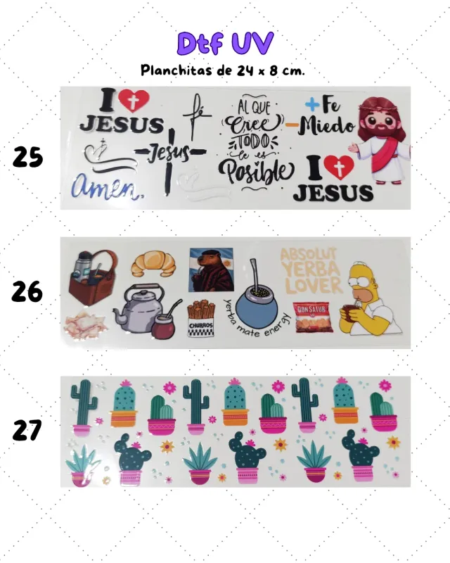 Planchitas DTF UV 3