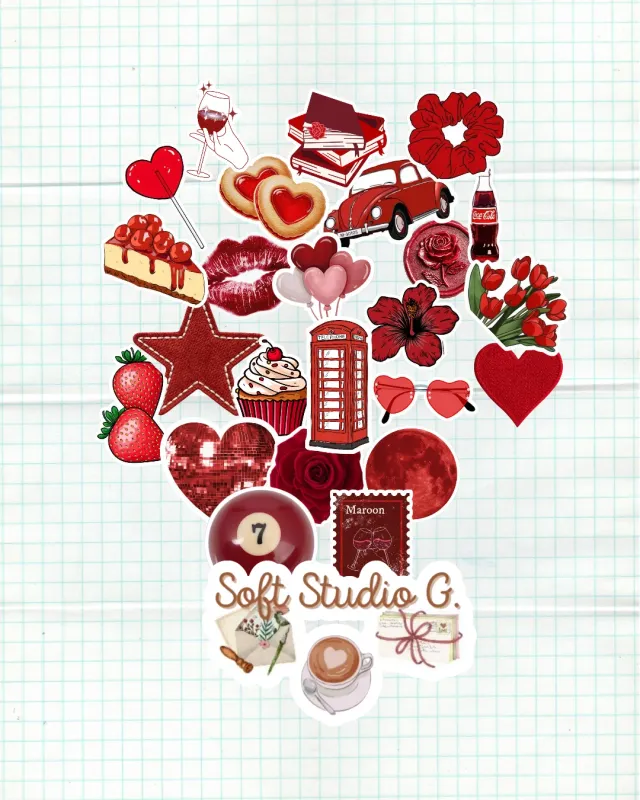 Set 24 stickers, por colores o temática 6