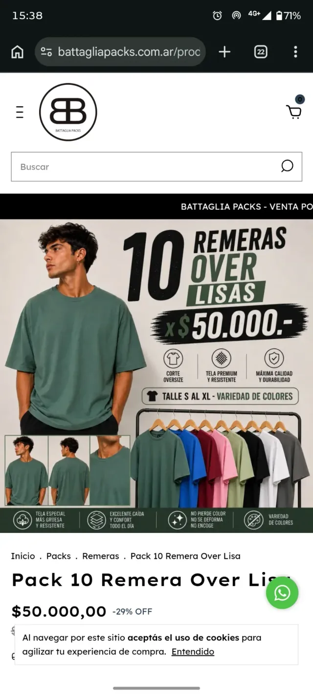 Remera overzises