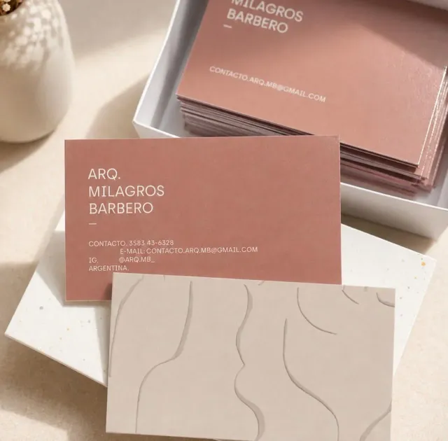 Tarjetas personales x100uds