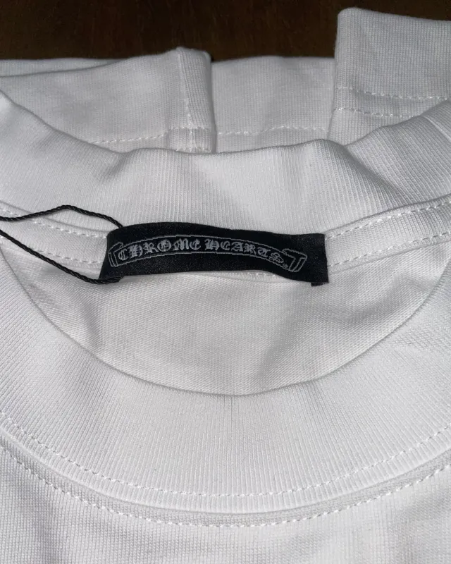 Remera Chrome Hearts Blanca Talle L 3