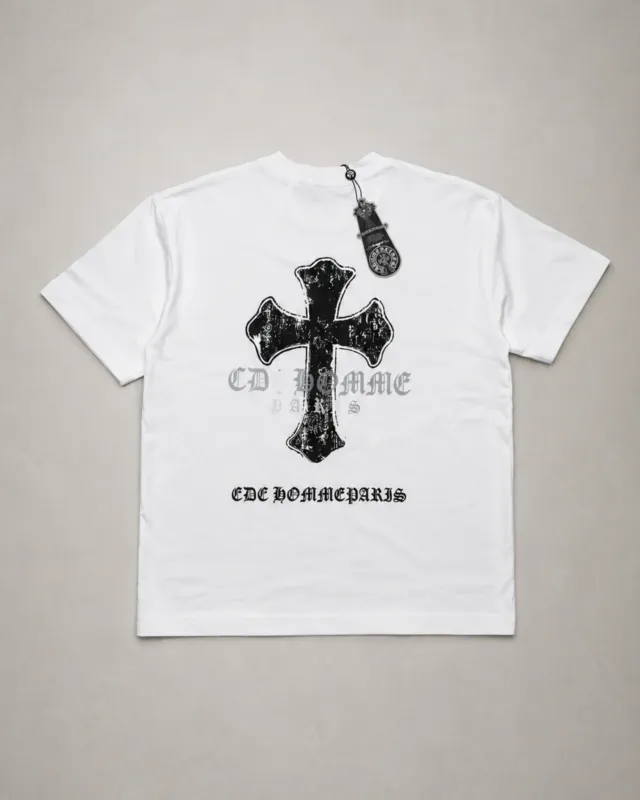 Remera Chrome Hearts Blanca Talle L 2