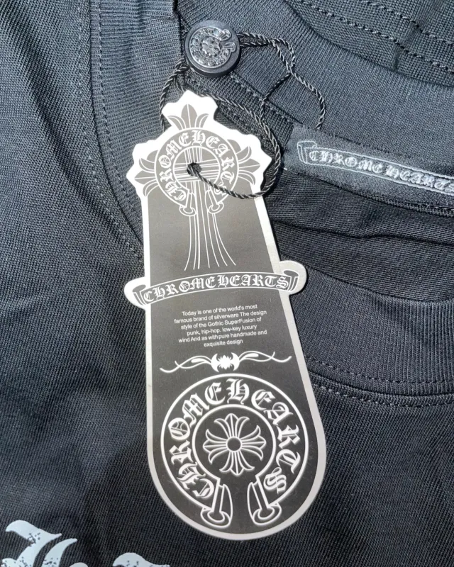 Remera Chrome Hearts Negra Talle L 4