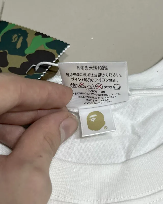 Remera BAPE x Chrome Hearts Blanca Talle L 5