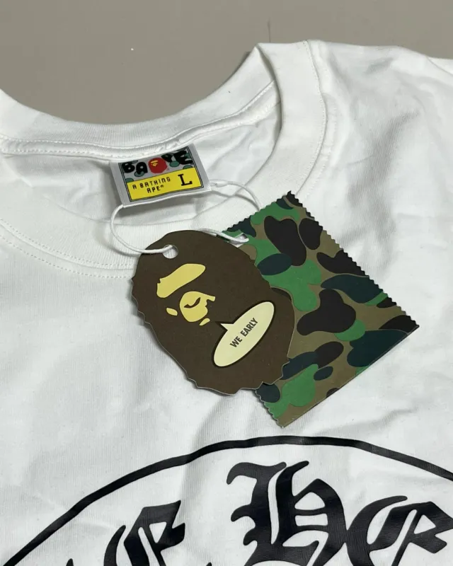 Remera BAPE x Chrome Hearts Blanca Talle L 4