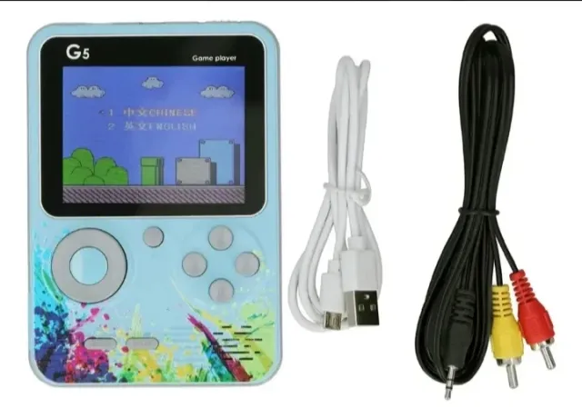 Consola Videojuegos Portátil con 500 juegos y Joystick 7