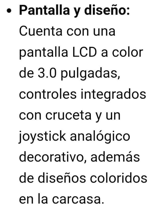 Consola Videojuegos Portátil con 500 juegos y Joystick 4