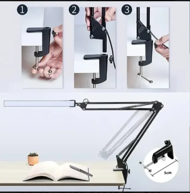 Lámpara LED extensible regulable 2