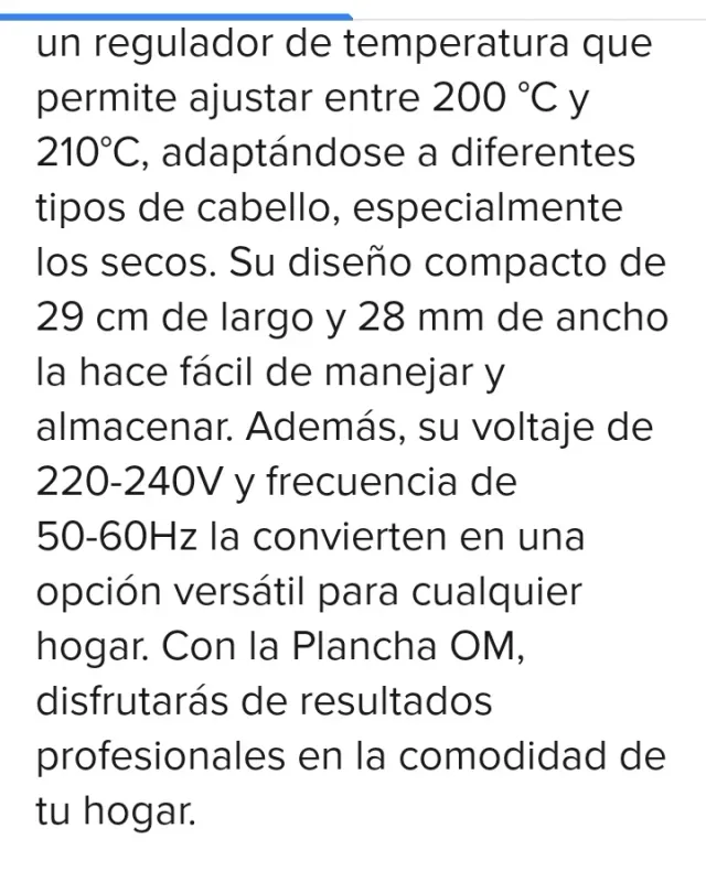 Plancha para Pelo 3