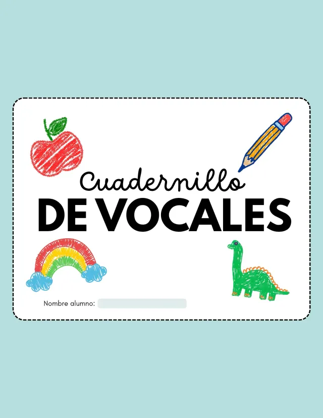 Cuadernillo digital de vocales para imprimir