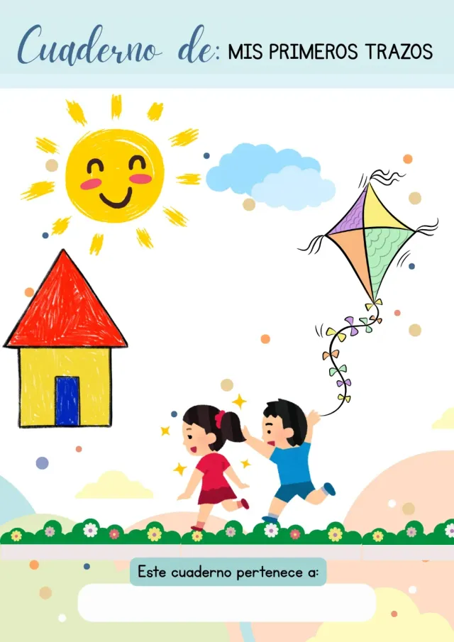 Mis primeros trazos: cuadernillo digital de trazos para preescolar