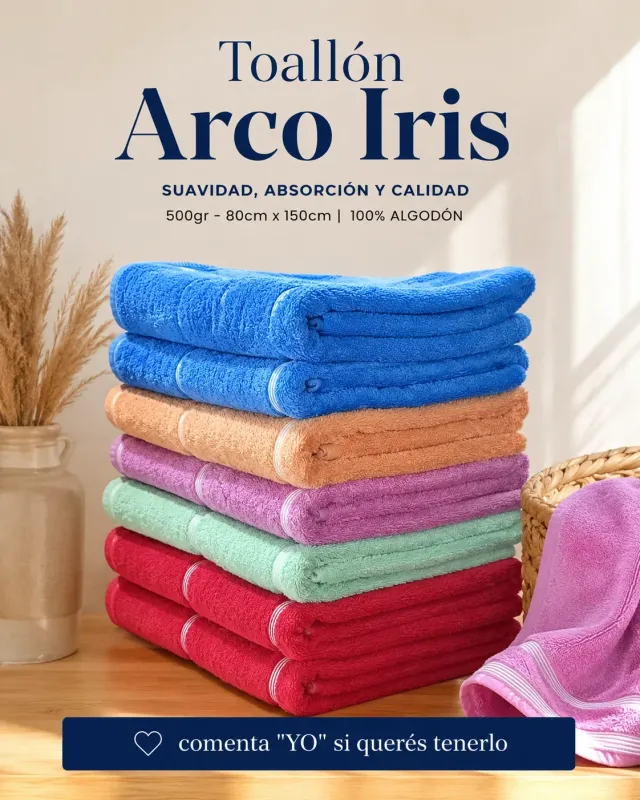 Toallón ARCOIRIS 500g