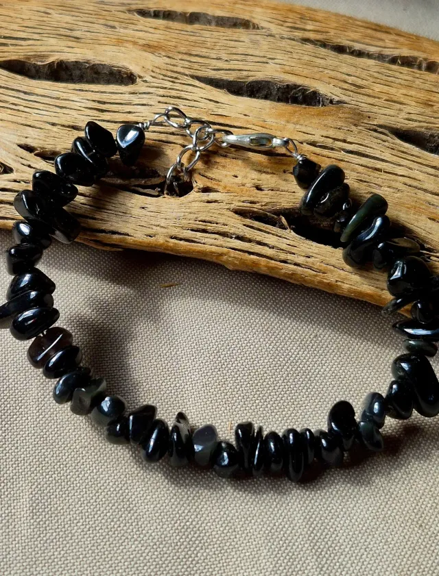 Pulsera obsidiana
