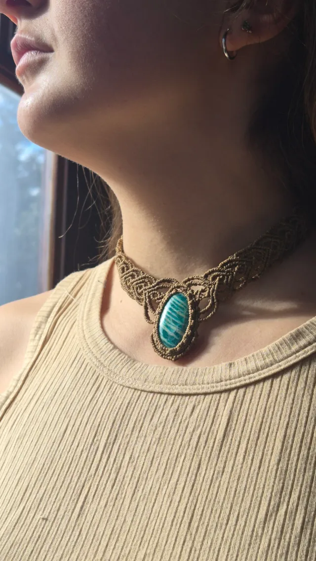 Choker Amazonita