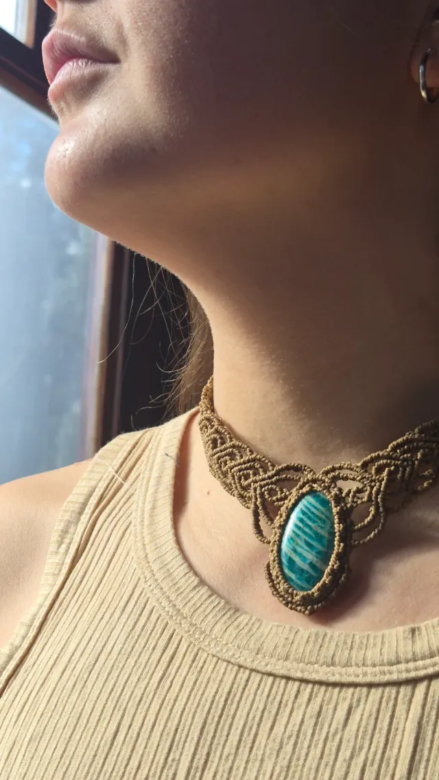 Choker Amazonita 3