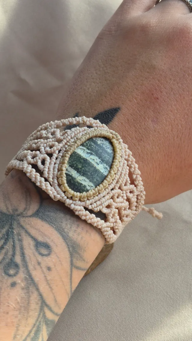 Pulsera Jaspe Cebra 4