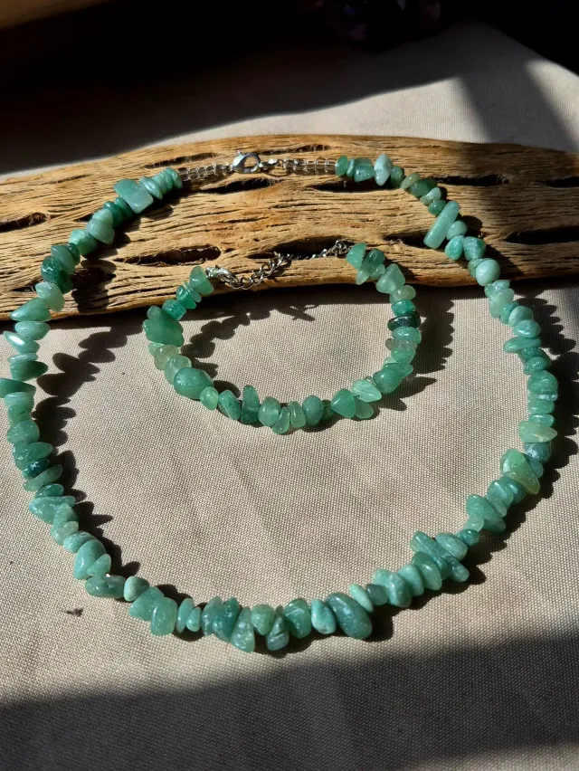 Combos Collar + Pulsera — Piedras Naturales 4