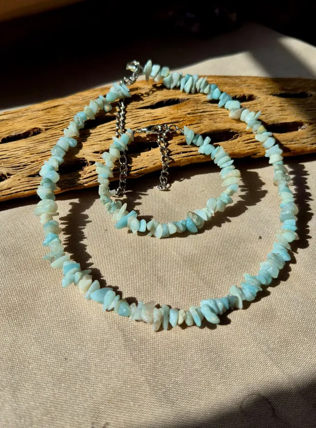 Combos Collar + Pulsera — Piedras Naturales 5
