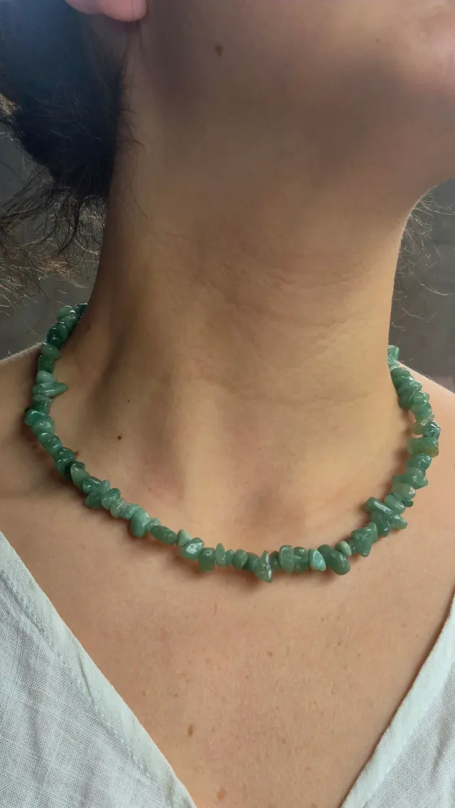 Collar cuarzo verde 3