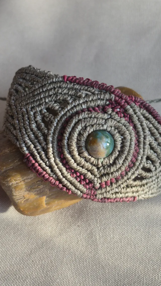 Pulsera Agata Musgo