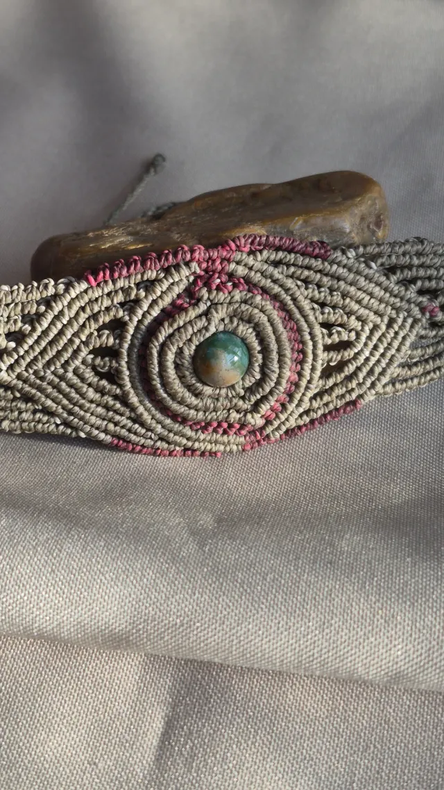 Pulsera Agata Musgo 3