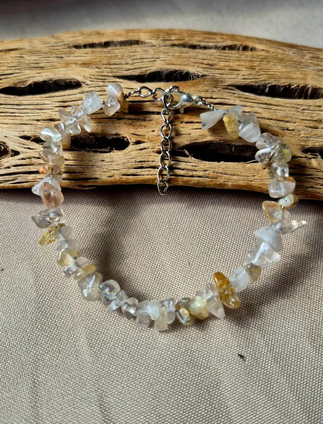 Pulsera cuarzo rutilado