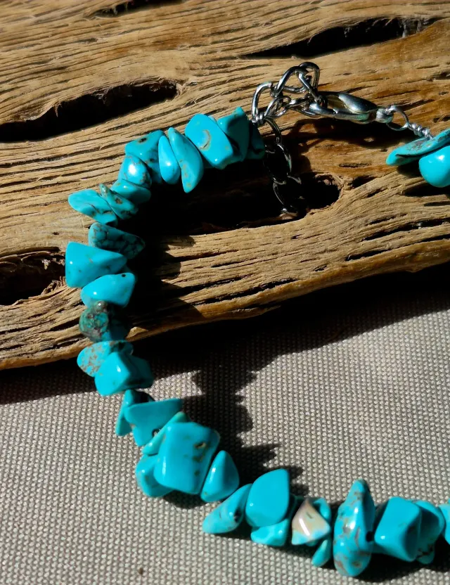 Pulsera turquesa reconstituida 3