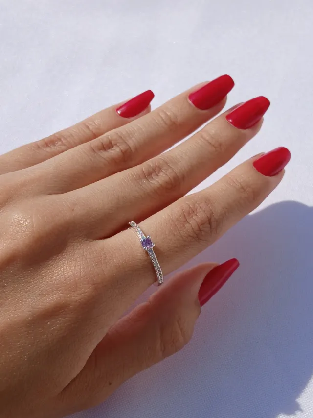 Anillo Noor Violeta 2