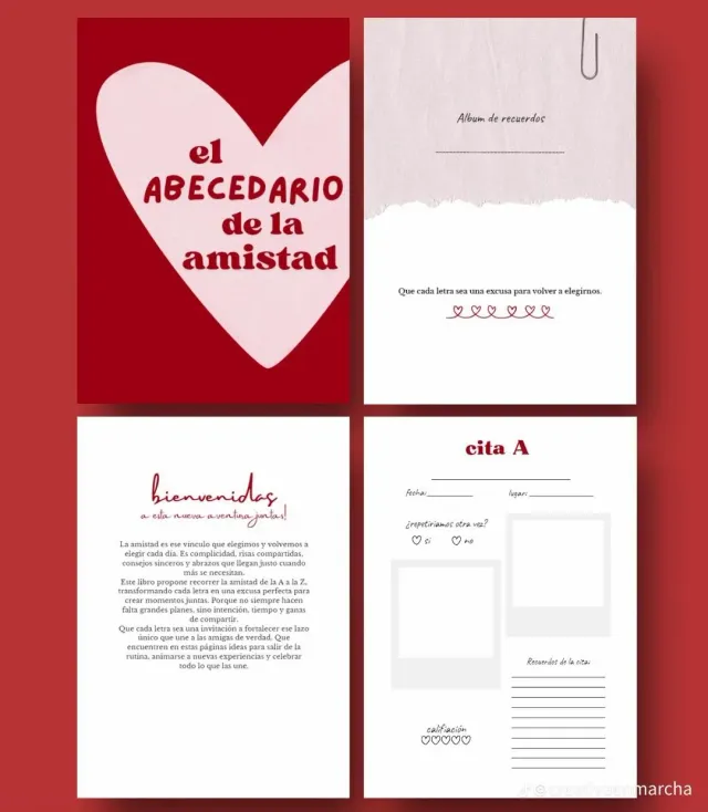 Abecedario de la amistad