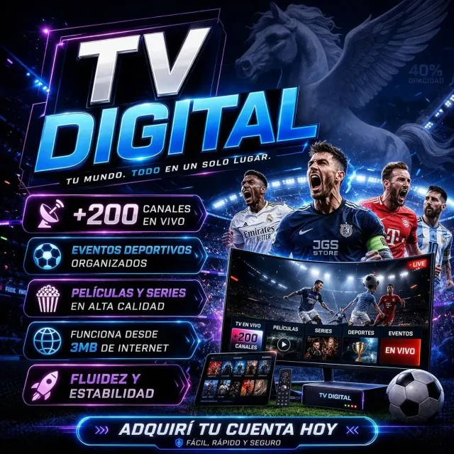 📡✨ ¡TV DIGITAL COMPLETA Y DE ALTO RENDIMIENTO! ✨📡