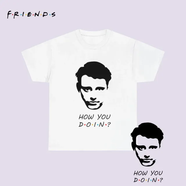 Remera Oversize Friends Joey "How You Doin'?" Face